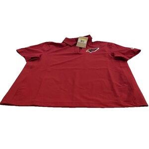 Nike Arizona Cardinals Red Women’s Polo Shirt Size Small NWT RARE